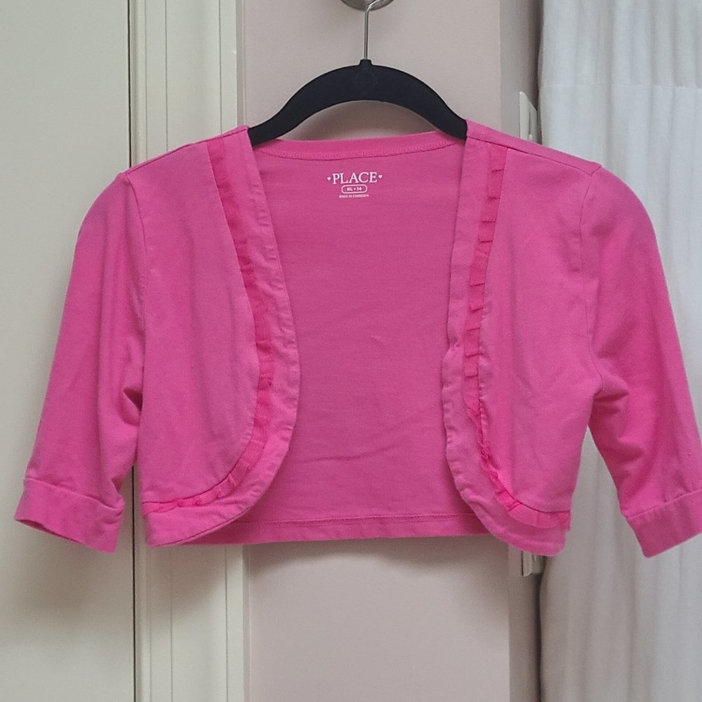 Pink Bolero-Style Jacket
